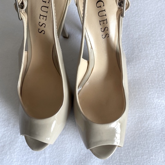 Guess women’s open toe heels. - Picture 2 of 6